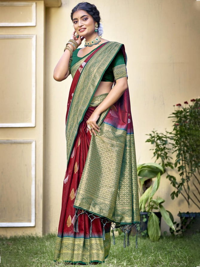 Chitragandha Silk By Bunawat Silk Wedding Wear Sarees Online Wholesale 